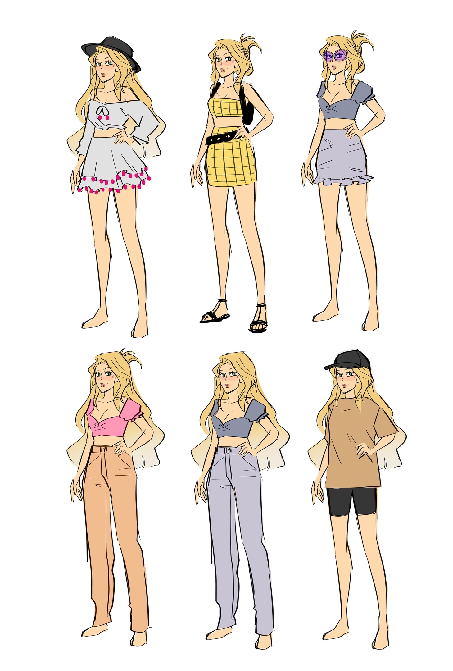 OGN - Main Character Outfits