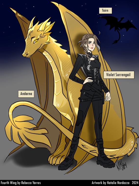 Fourth Wing - Main Character Design
