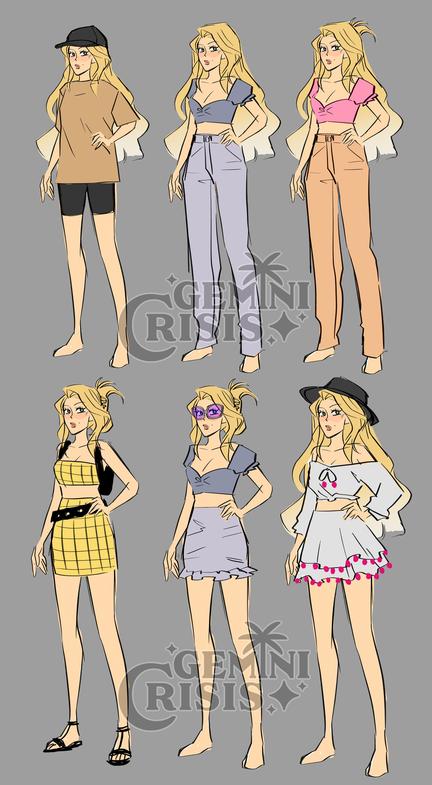 OGN - Main Character Outfits